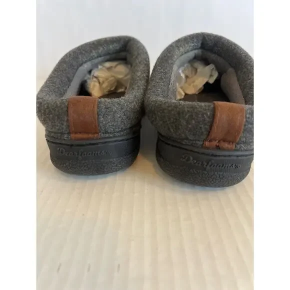 Dearfoams men's clog-style slippers memory foam Men’s medium size 9-10 - Picture 5 of 9